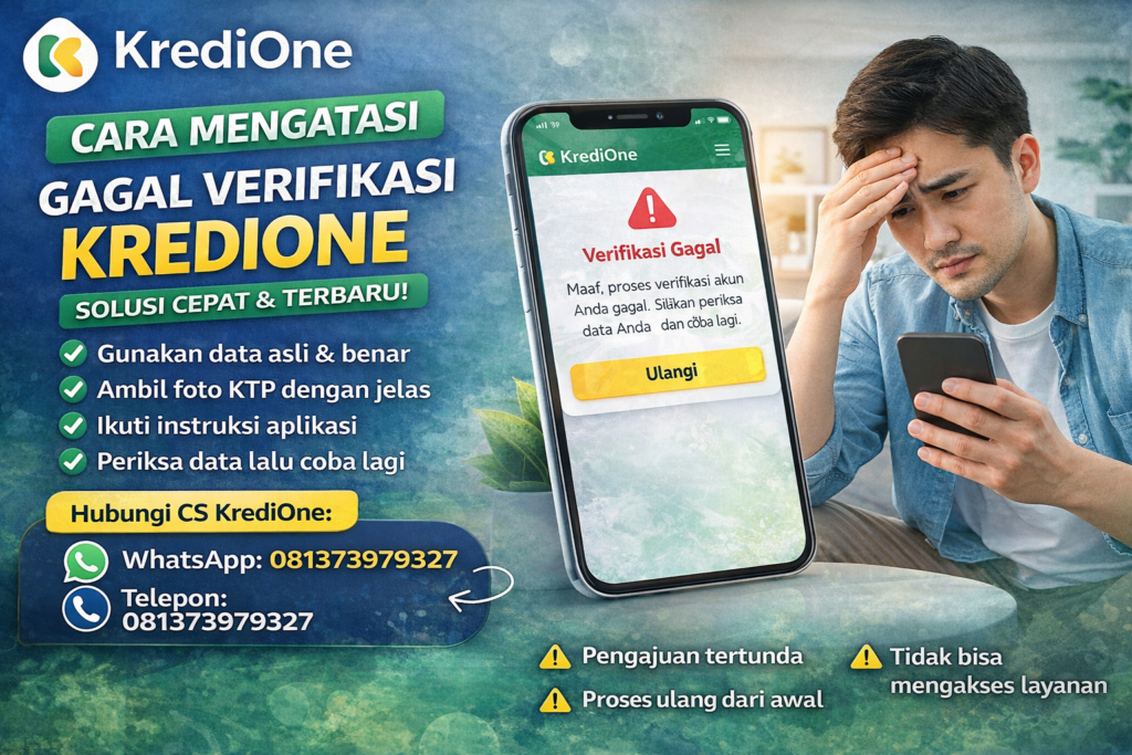 Cara Megatasi Gagal Verifikasi KrediOne