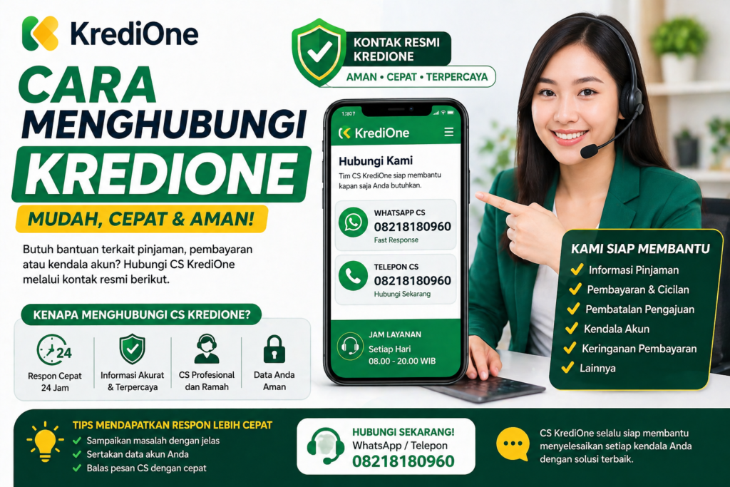 Cara Menghubungi KrediOne