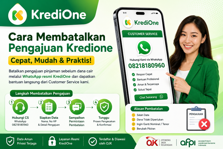 cara membatalkan pengajuan kredione